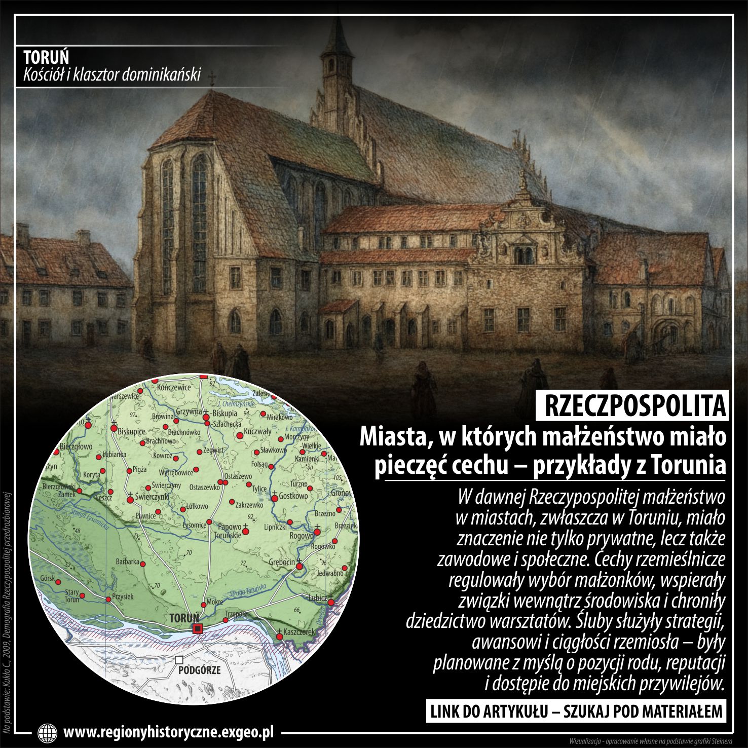 RZECZPOSPOLITA | Miasta, w których małżeństwo miało pieczęć cechu – przykłady z Torunia